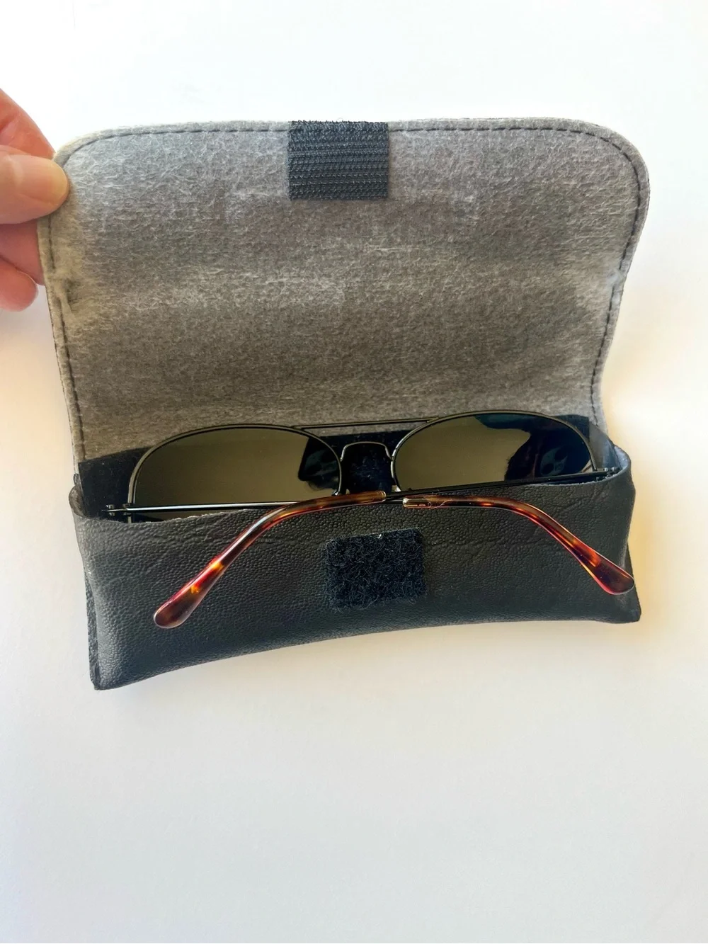 Serengeti Sunglasses and case.
